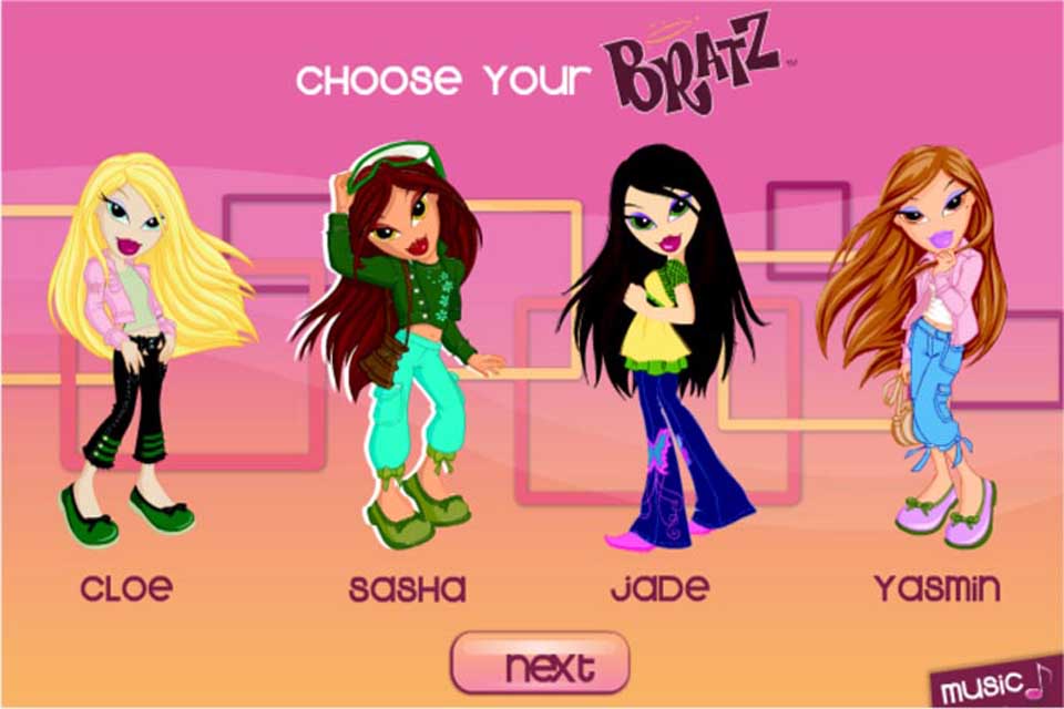 Bratz Games - Model Makeover Game Instruction And Screenshots picture pin.