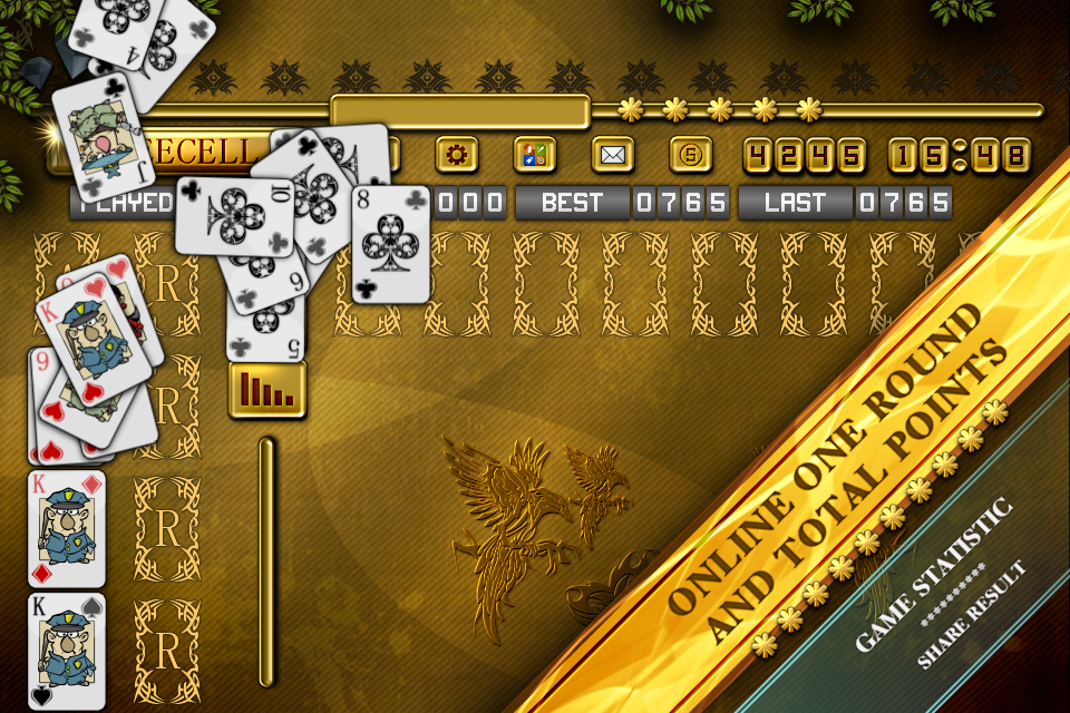 Freecell is a solitaire based card game which is played with a deck of 52 cards.  The card game. Play free Freecell games online at Gamesloon. Play Card.